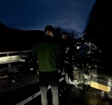 Trafic blocat pe DN1, la Posada, din cauza unui accident